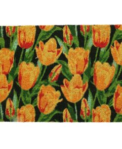 Kokosová rohožka Orange tulips