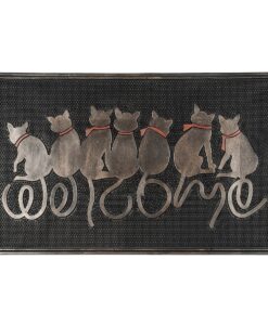 BO-MA Trading Vonkajšia rohožka Sediace mačky